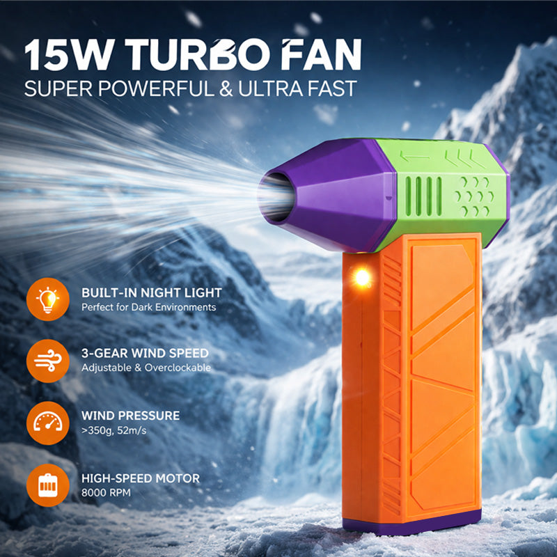[SG Ready Stock] X6 Pro Turbo Fan Jet Dry Blower 150000RPM 2-in-1 Portable Vacuum Cleaner Brushless Motor Car PC Cleaning