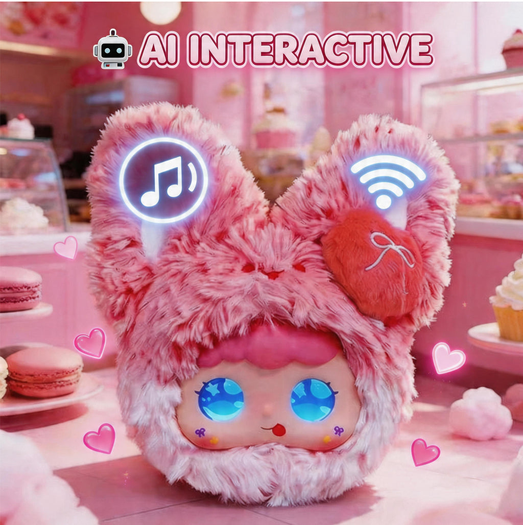 [SG Ready Stock] AI Intelligent Plush Toy Interactive Talking Doll Smart Voice Companion Educational Learning Toy for Kids Baby Gif
