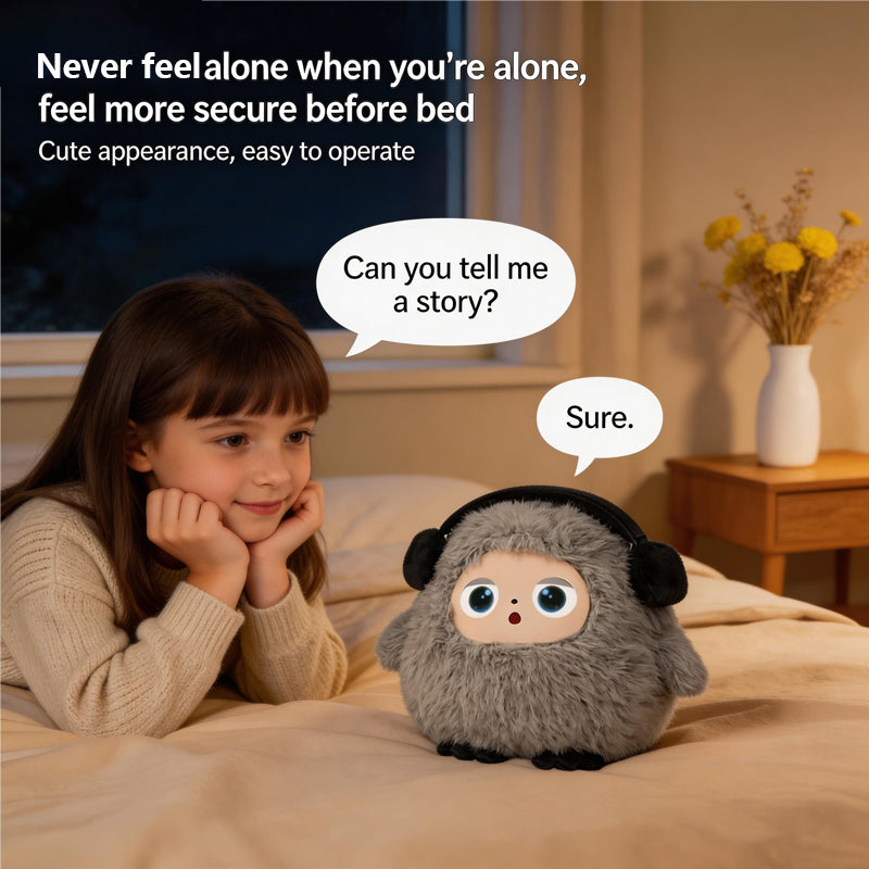 [SG Ready Stock] Ledoudoo AI Smart Interactive Plush Toy Kids Language Learning Multi-Language Educational Talking Companion Doll