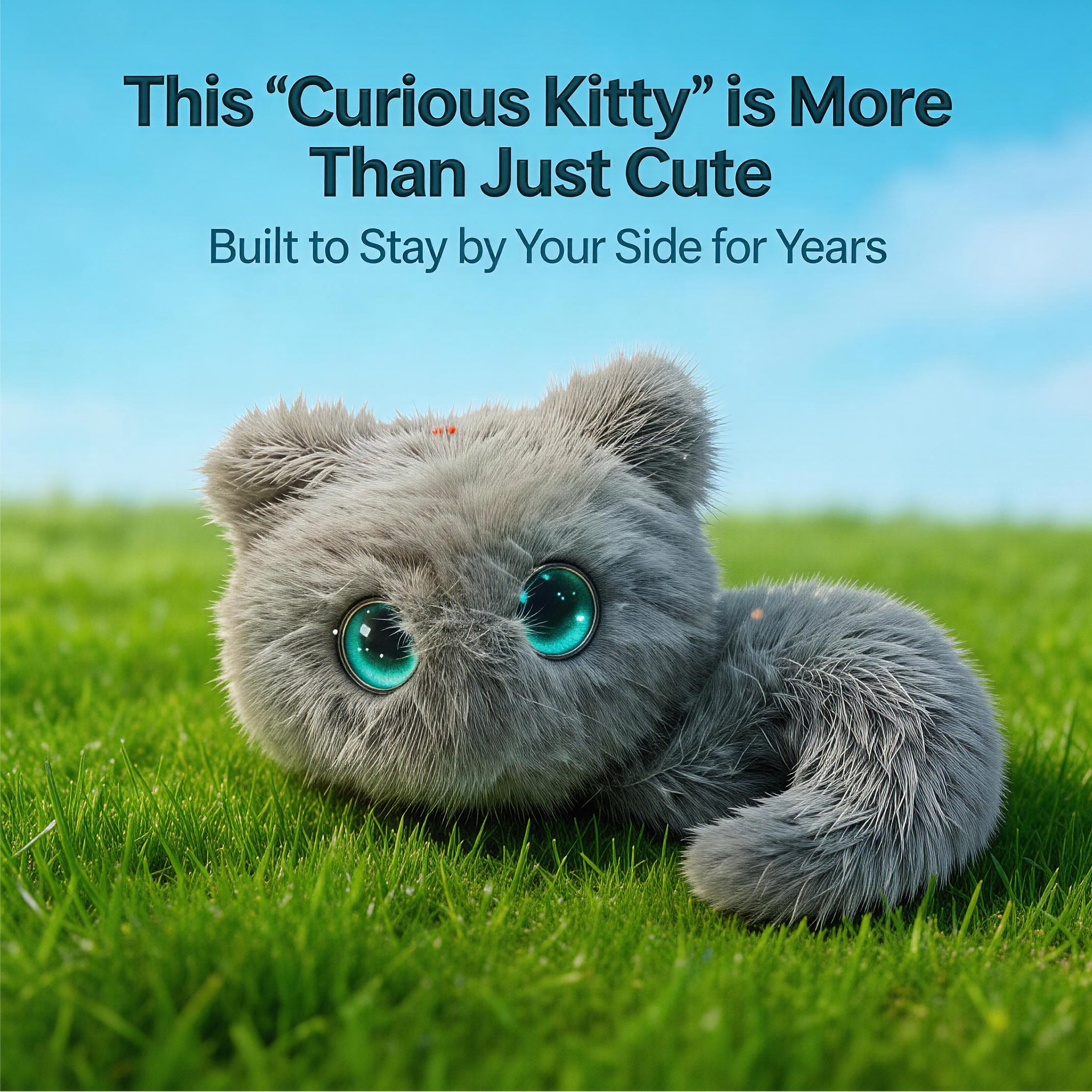 [SG Ready Stock] AI Smart Interactive Cat Plush Toy Chat 80+ Languages Voice Control Philosophy Companion Doll + FREE Gift