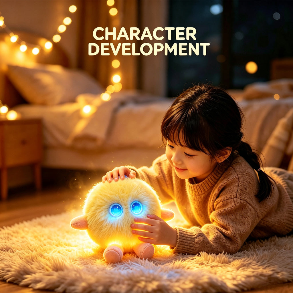 [SG Stock] 5G Smart AI Plush Toy | Interactive Backpack Charm & Desk Buddy | Voice Chat Storyteller Companion for Kids