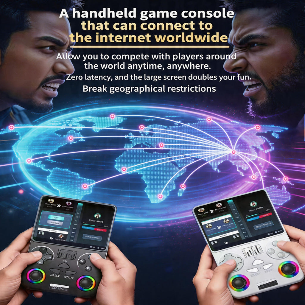 [Ready Stock] J36 Ultra Retro Handheld Game Console 3.5" Screen 20,000+ Games Portable Emulator Console 3000mAh Long Battery Life