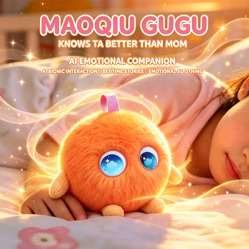 [SG Stock] 5G Smart AI Plush Toy | Interactive Backpack Charm & Desk Buddy | Voice Chat Storyteller Companion for Kids