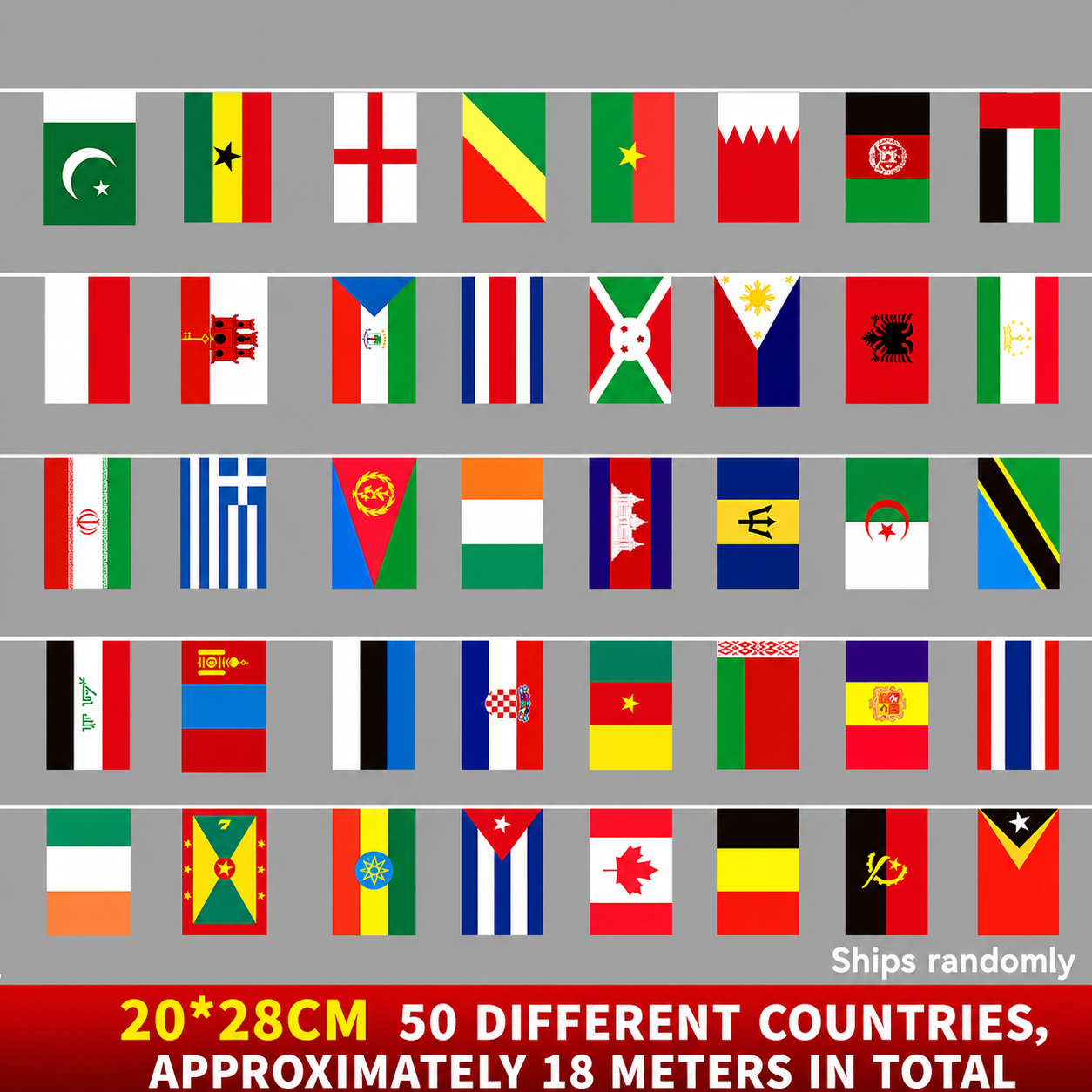 18m 50 countries
