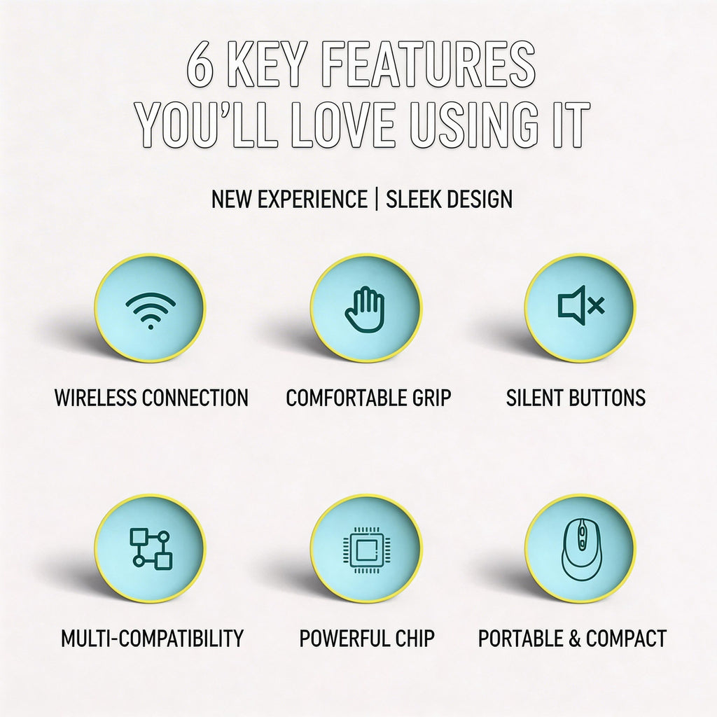 [SG Ready Stock] AI Smart Wireless Mouse | One-Click AI Assistant, Voice to Text, Translation | Silent Type-C Rechargeable Ergonomic Mouse