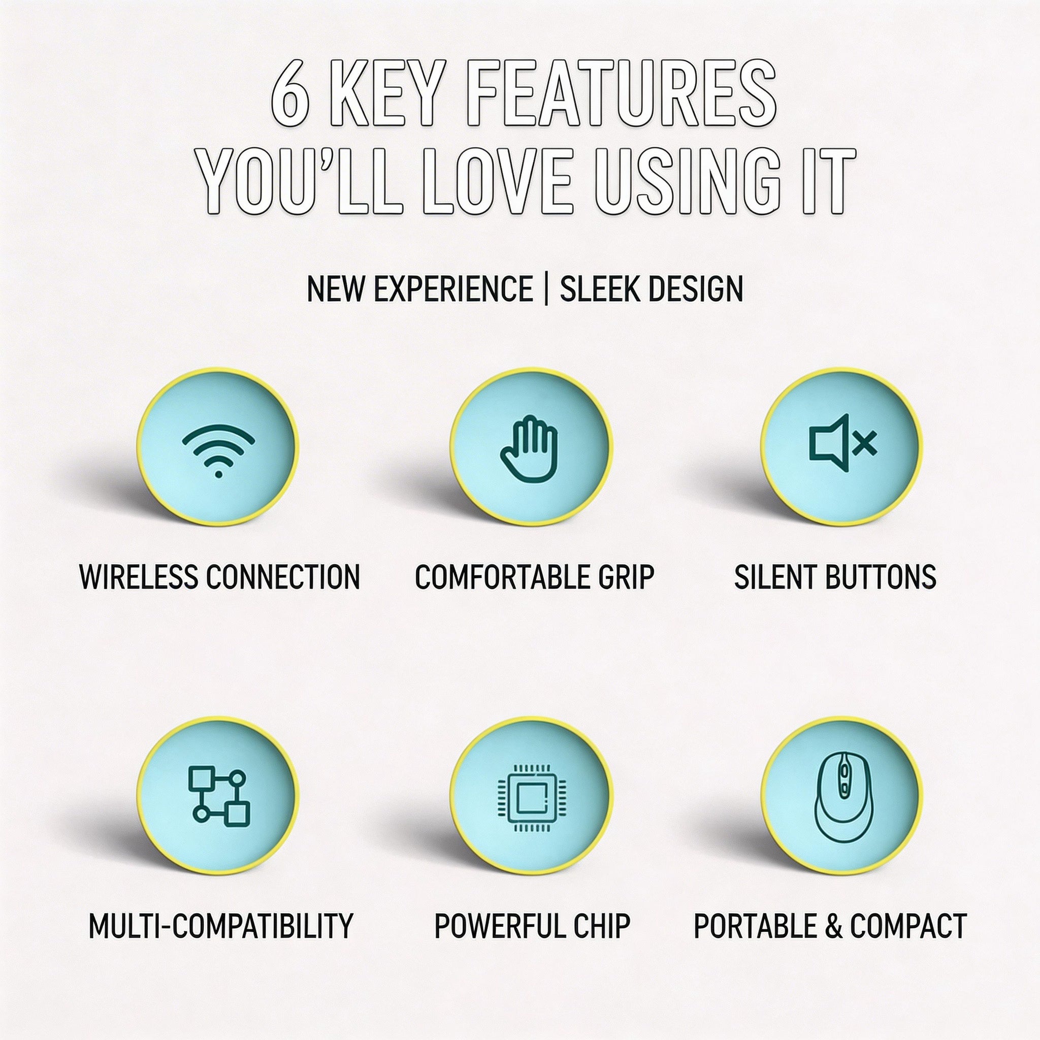 [SG Ready Stock] AI Smart Wireless Mouse | One-Click AI Assistant, Voice to Text, Translation | Silent Type-C Rechargeable Ergonomic Mouse