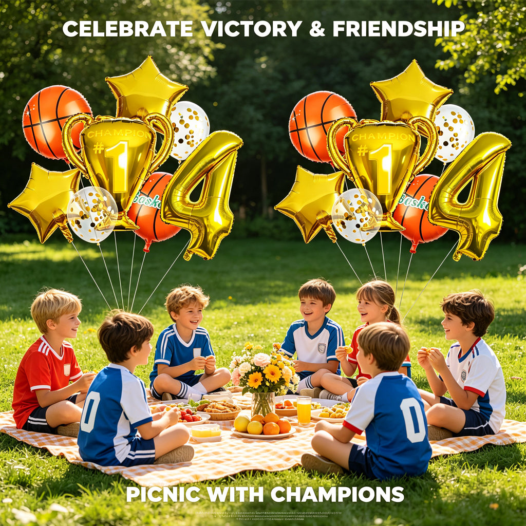 [Ready Stock] Football Theme Birthday Balloons Set World Cup Soccer Trophy Shoe Arch Garland Kids Boy Party Decoration Supplies