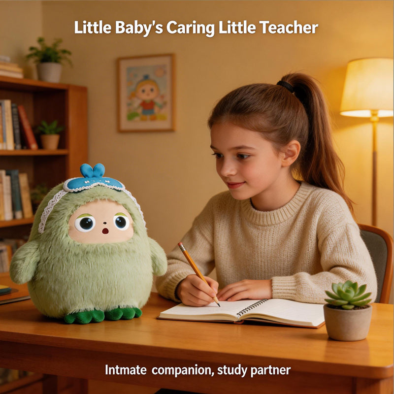 [SG Ready Stock] Ledoudoo AI Smart Interactive Plush Toy Kids Language Learning Multi-Language Educational Talking Companion Doll