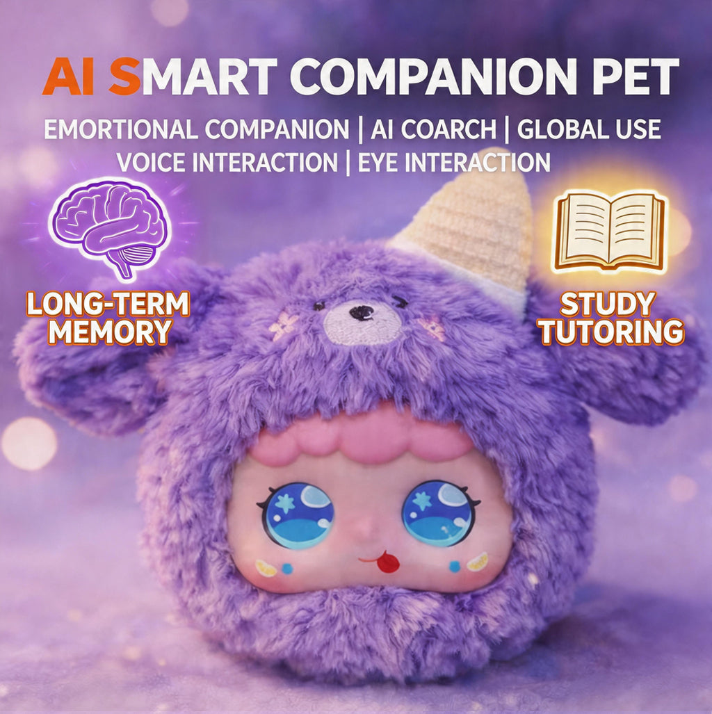 [SG Ready Stock] AI Intelligent Plush Toy Interactive Talking Doll Smart Voice Companion Educational Learning Toy for Kids Baby Gif