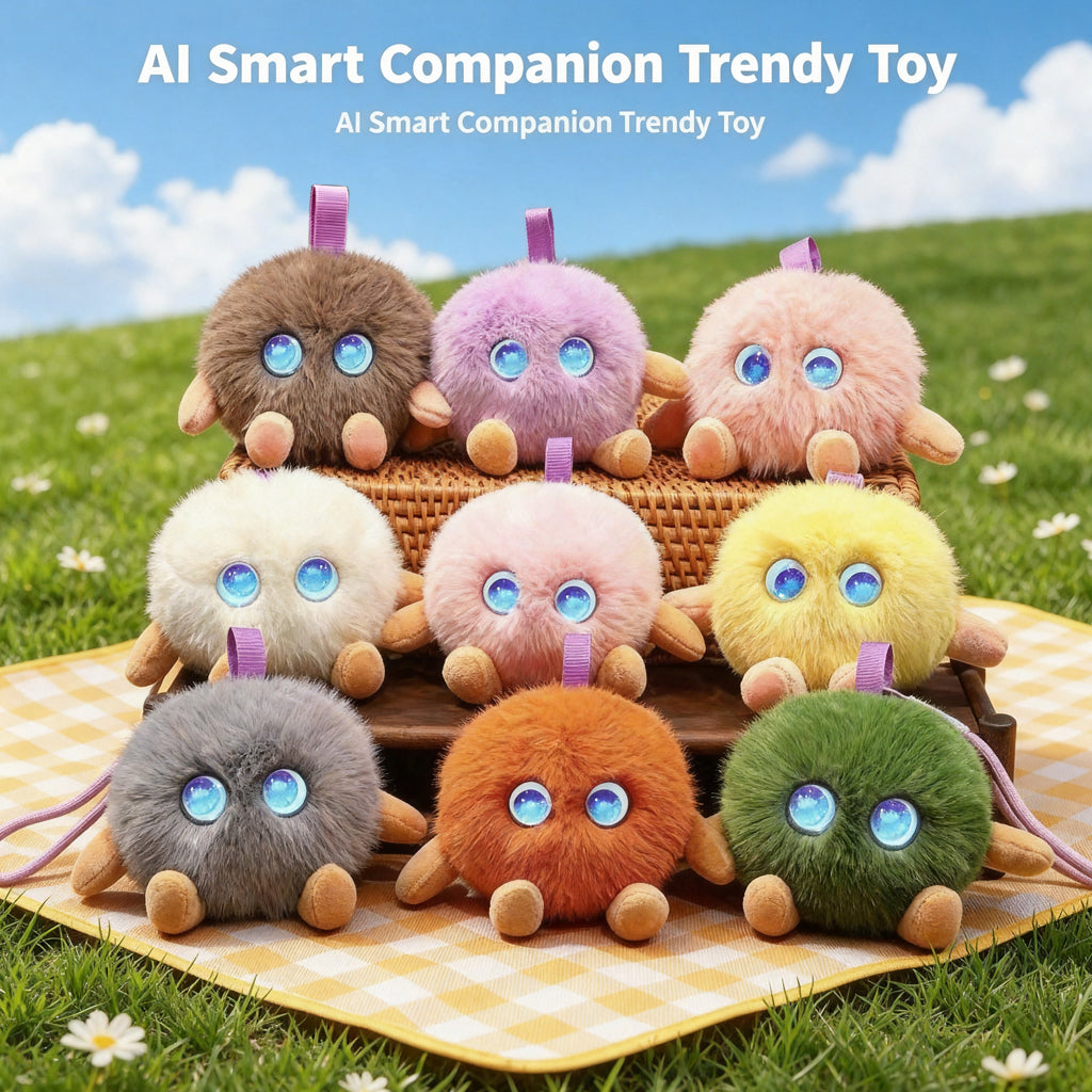 [SG Stock] 5G Smart AI Plush Toy | Interactive Backpack Charm & Desk Buddy | Voice Chat Storyteller Companion for Kids