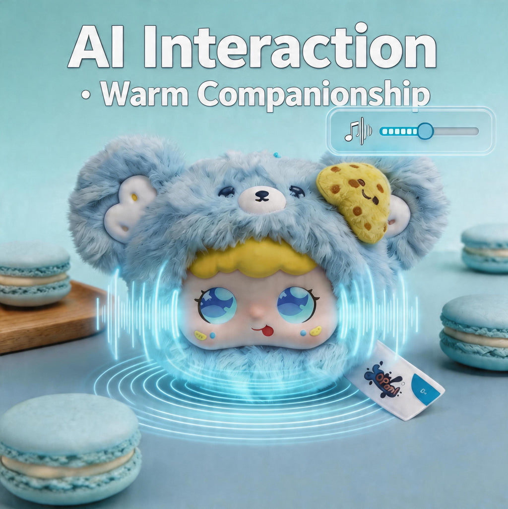 [SG Ready Stock] AI Intelligent Plush Toy Interactive Talking Doll Smart Voice Companion Educational Learning Toy for Kids Baby Gif