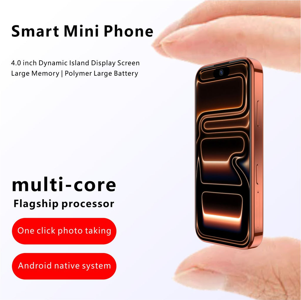 [Ready Stock] 4.0" Mini Smartphone Android Native System MediaTek Quad Core Dual SIM Small Mobile Phone Compact Backup Student Phone
