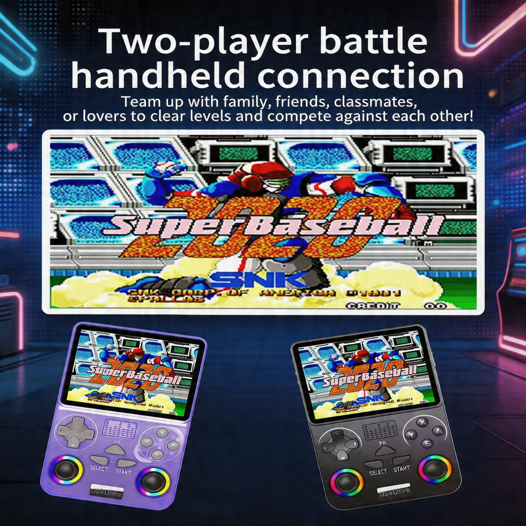 [Ready Stock] J36 Ultra Retro Handheld Game Console 3.5" Screen 20,000+ Games Portable Emulator Console 3000mAh Long Battery Life