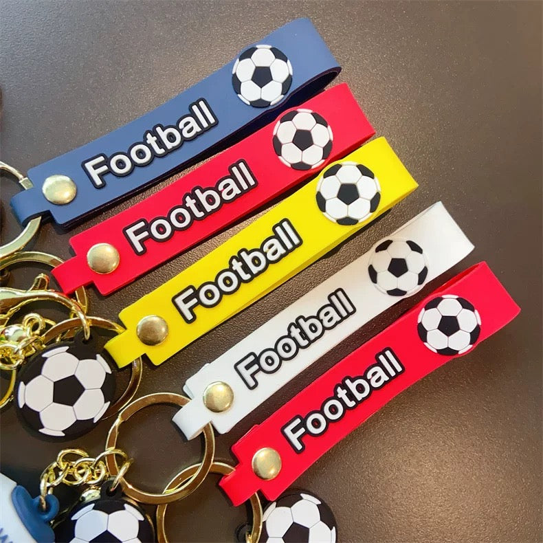 [Ready Stock] 3D Football Jersey Keychain World Cup Soccer Club Keyring Bag Charm Fan Gift Car Pendant Accessory
