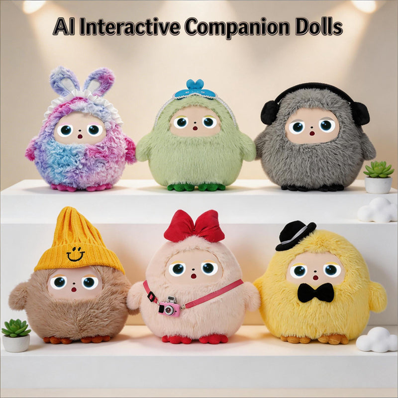 [SG Ready Stock] Ledoudoo AI Smart Interactive Plush Toy Kids Language Learning Multi-Language Educational Talking Companion Doll