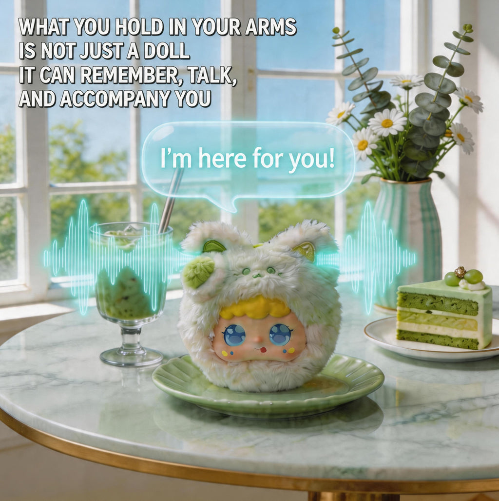 [SG Ready Stock] AI Intelligent Plush Toy Interactive Talking Doll Smart Voice Companion Educational Learning Toy for Kids Baby Gif